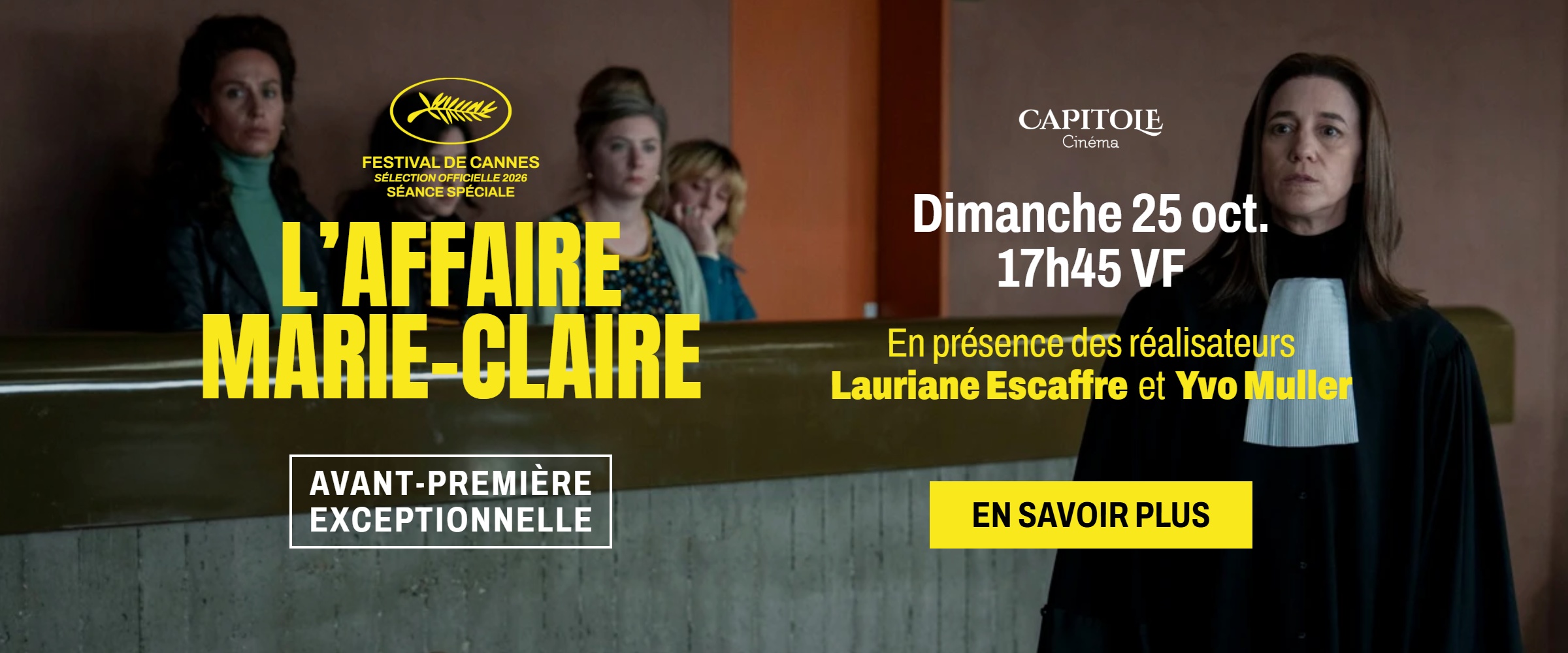 L’Affaire Marie-Claire – avant-première dimanche 25 octobre