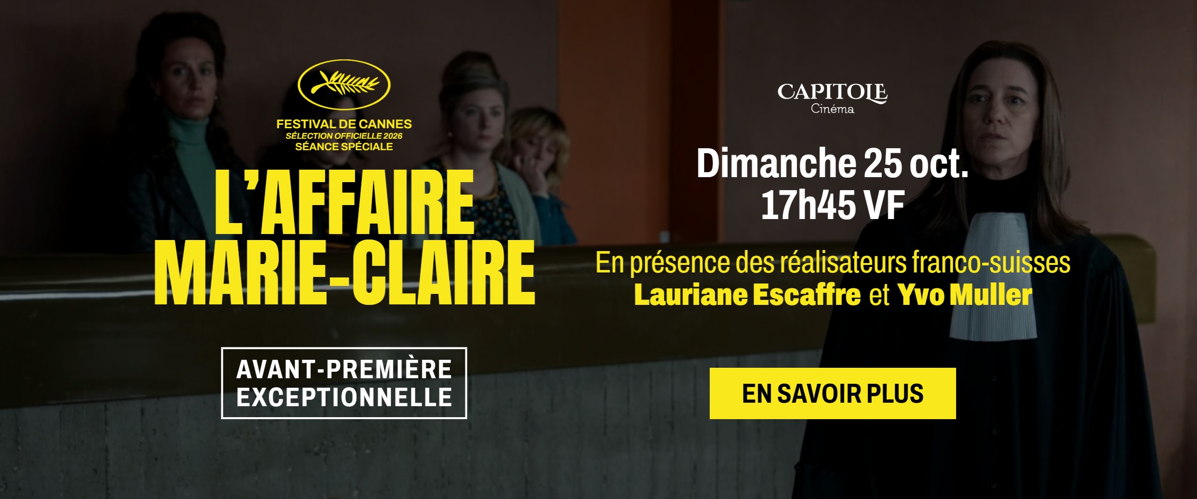 L’Affaire Marie-Claire – avant-première dimanche 25 octobre